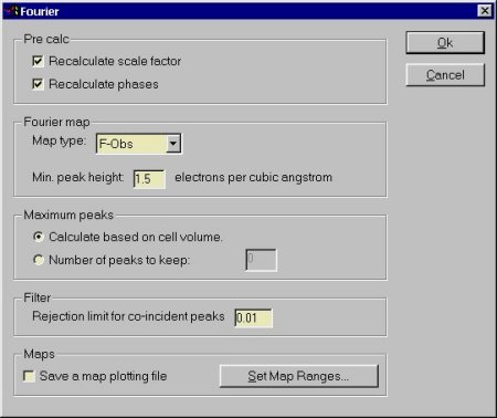 Fourier: A dialog box example