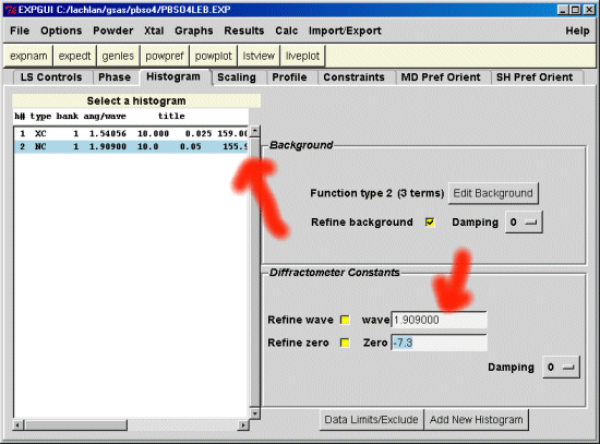 Neutron Histogram has been added into EXPGUI / GSAS