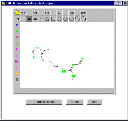 JME Molecular Editor