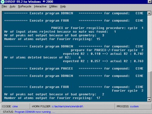 Solving in Dirdif fragment searching mode