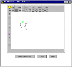 Generating a fragment in CORINA