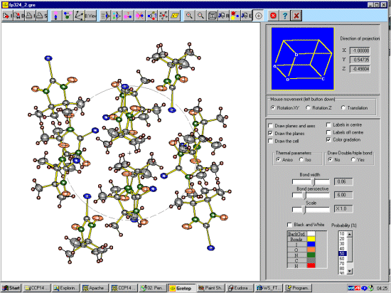 Large structure in Thermal Ellipsoid mode