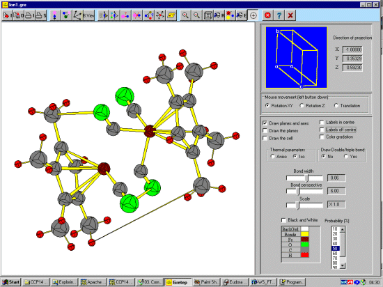 Final structure with desired bonds