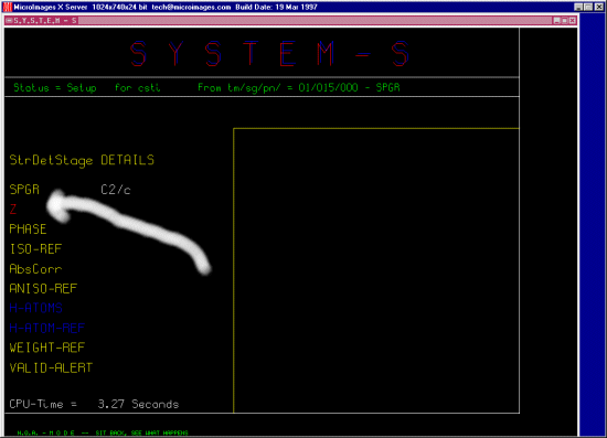 System S running in NQA Mode