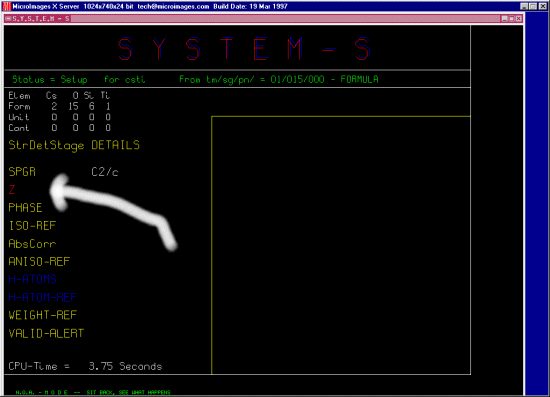 System S running in NQA Mode