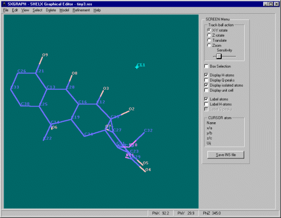 Running SXGRAPH